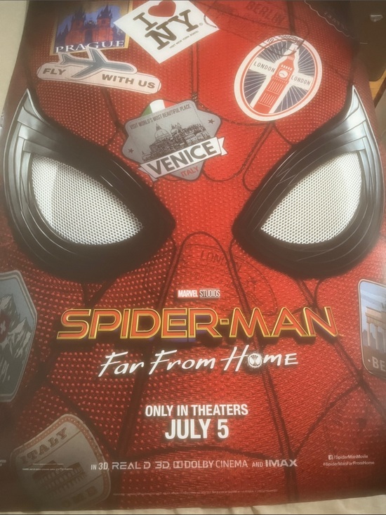 Spiderman Other - Spider-Man: Far From Home 27x40 (2019) Original Movie Poster Great Double Sided